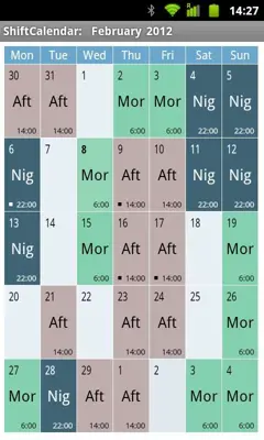 ShiftCalendar android App screenshot 7